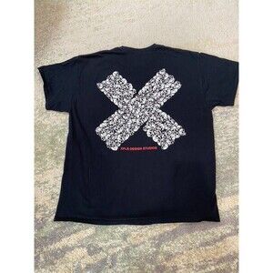 XPLR Design Studios Skeletons Size XL Black Skulls Sand T-Shirt Tee Unisex Goth